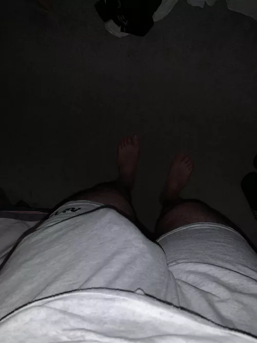 [19] Do you think i should leave the house wearing this or you come round and take it off? ;)