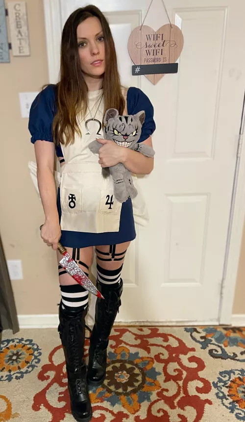 Alice Liddell from American Mcgee Alice. Completely custom made by me! Very proud of this design 🤍