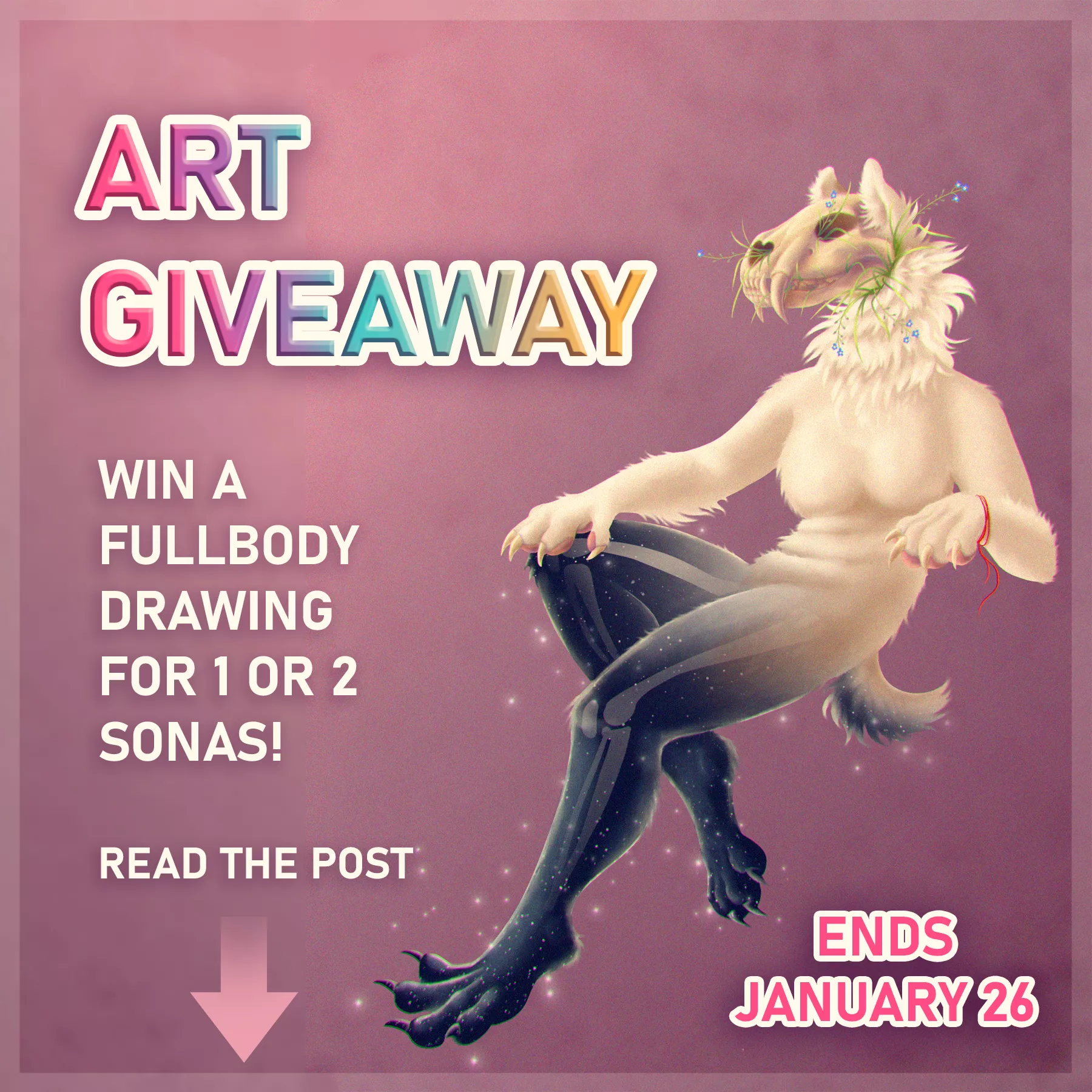ART GIVEAWAY (art by me, info in first comment)