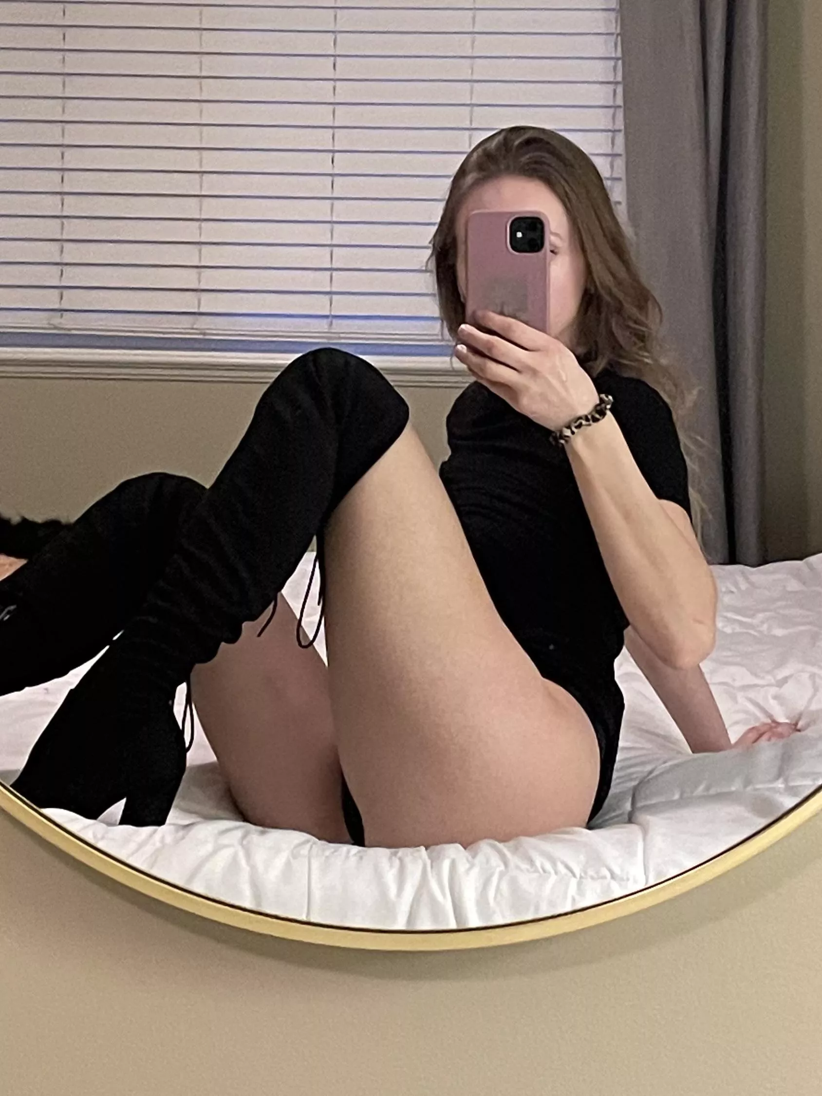 Better photo of my thigh high boots as requested