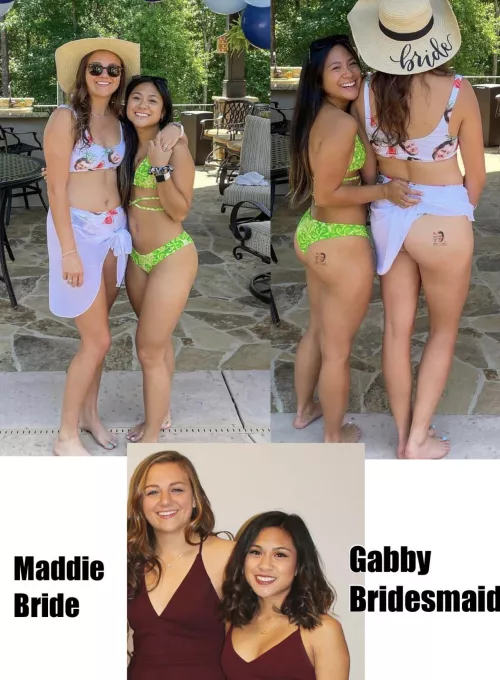 Bride or bridesmaid at the bachelorette