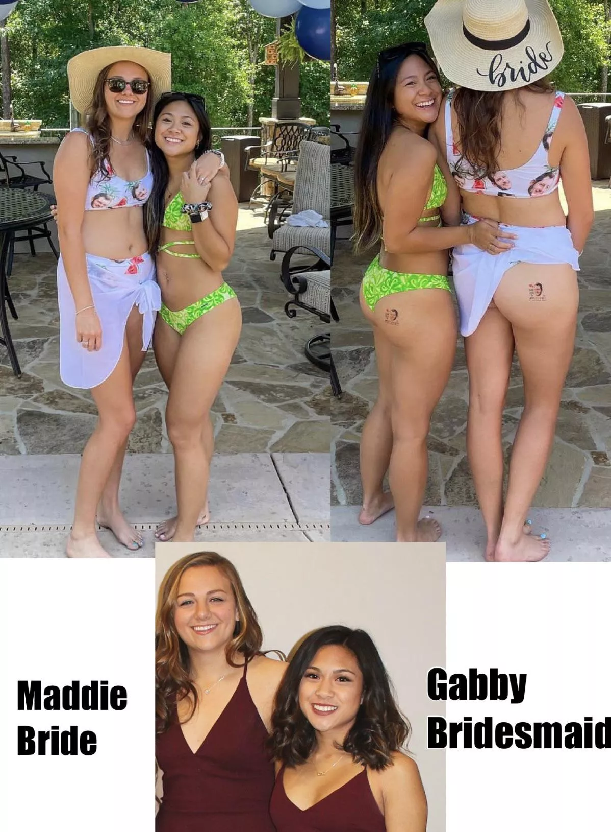 Bride or bridesmaid at the bachelorette