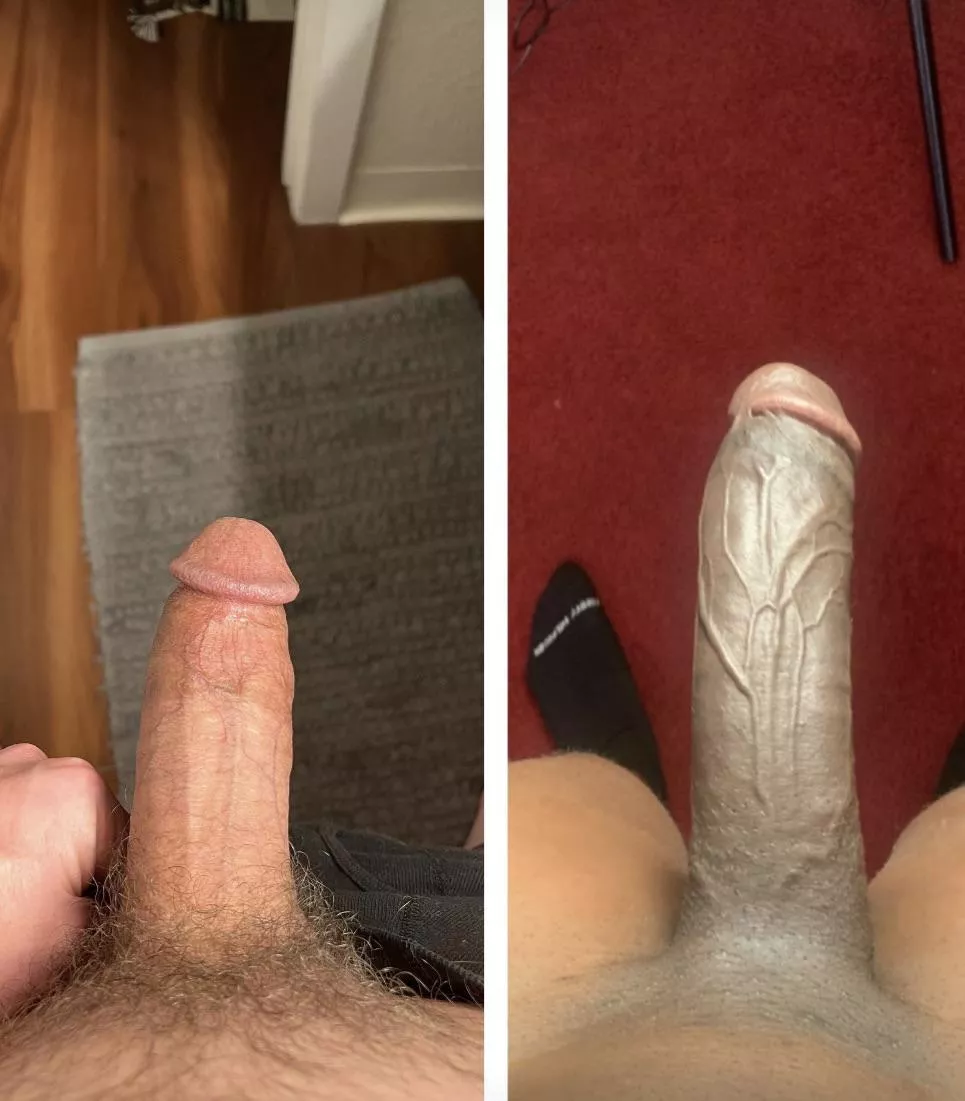 Comparison between Me and OF creator!!! Can you tell which one I am