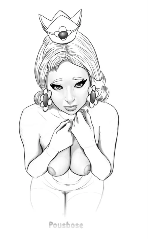 Daisy waiting for your huge load (Pousbose) [don’t tell Nintendo!]