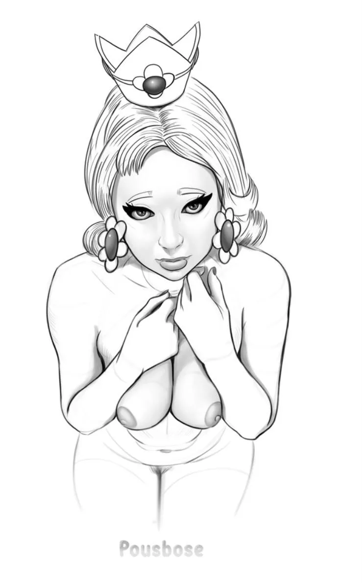 Daisy waiting for your huge load (Pousbose) [don’t tell Nintendo!]