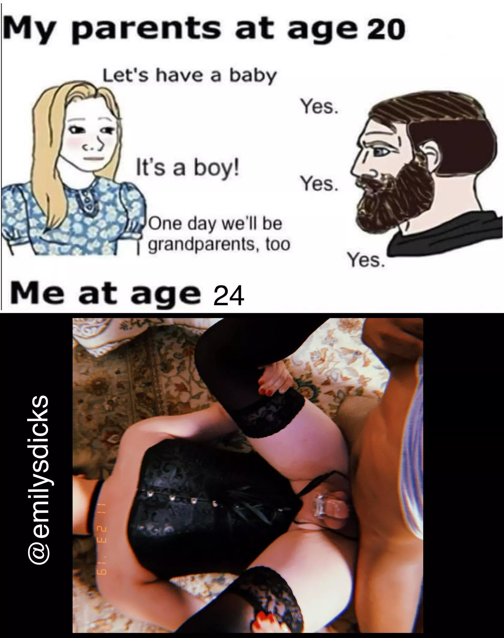 Do you think their parents would be proud of their little girl…I mean..?