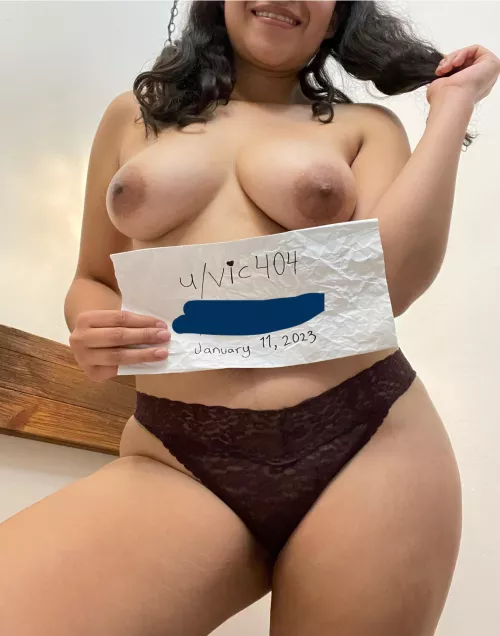 Excited to get verified on one of my favorite subs 🥰 Guess the one