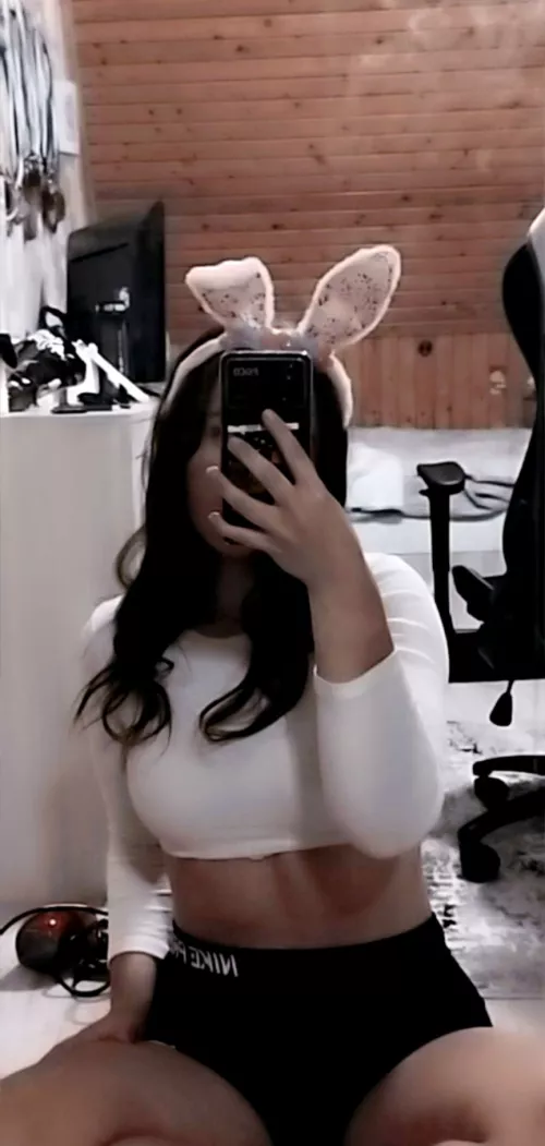 f.18 do u like my bunny ears?