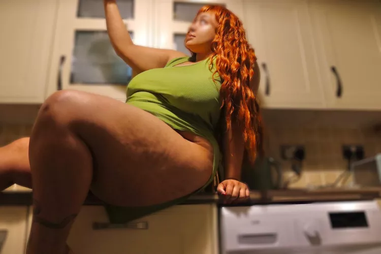 Falling in love with how fat my thighs are becoming 😍