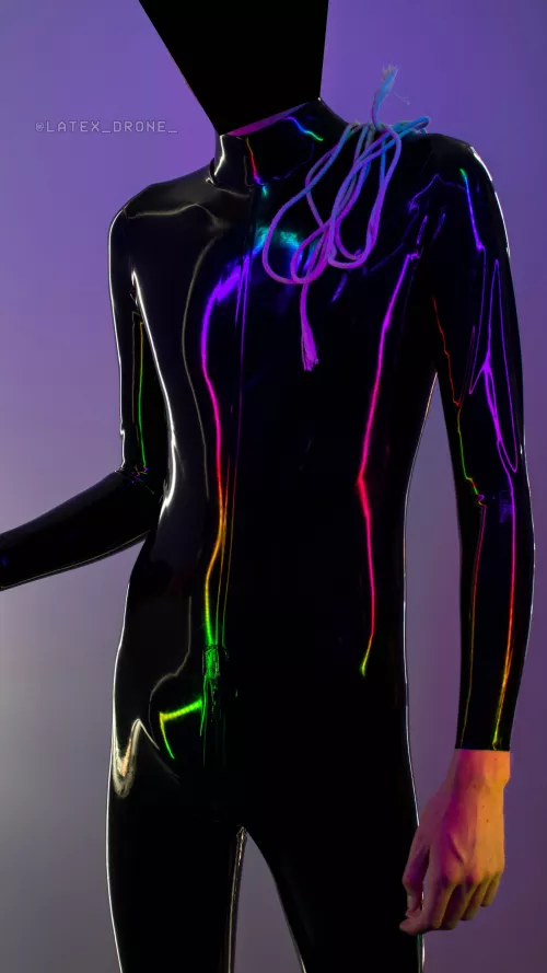 Got my first latex catsuit!