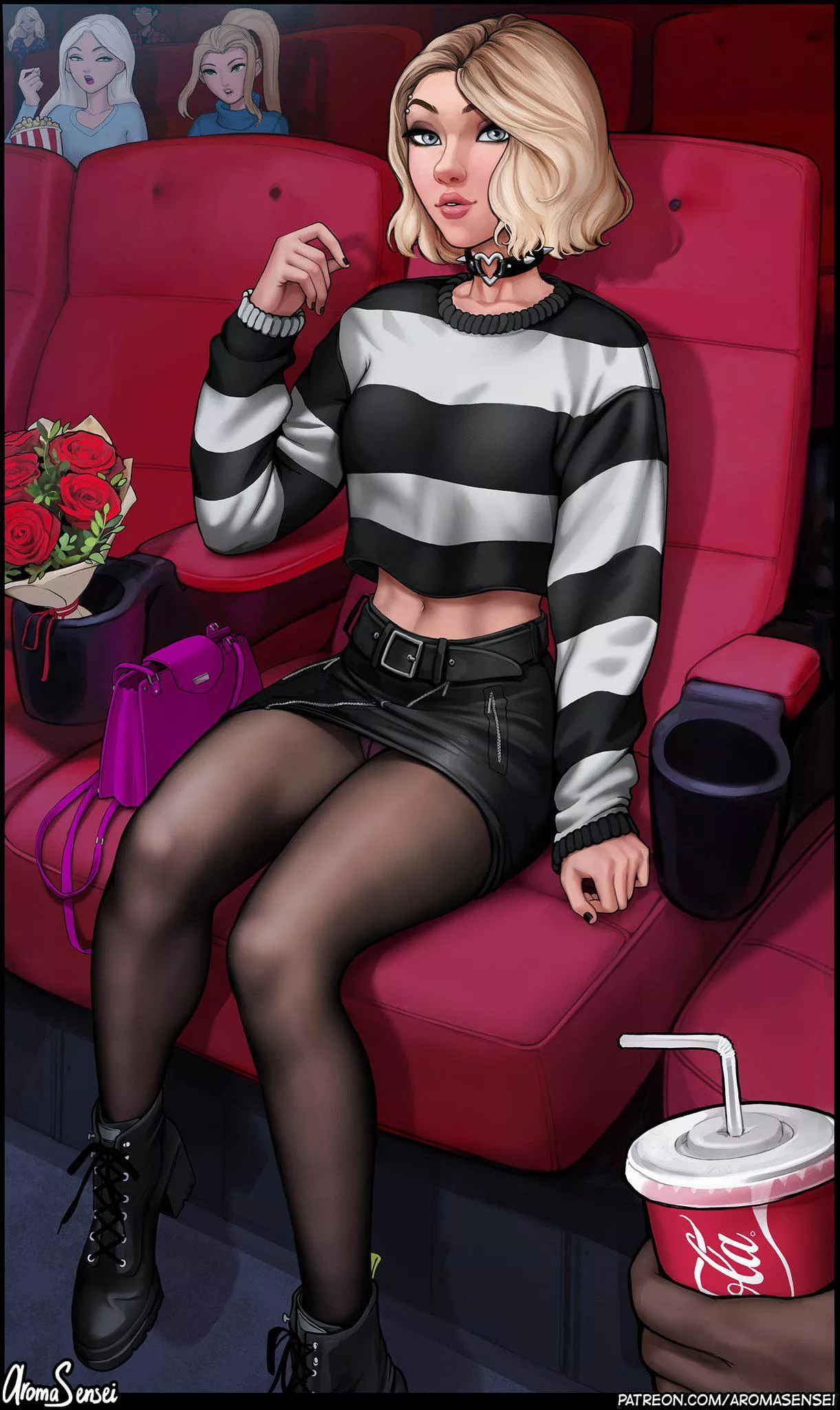 Gwen's on a date! ( Aroma sensei) [Marvel]