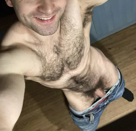 Having a dance, in that stovetop light