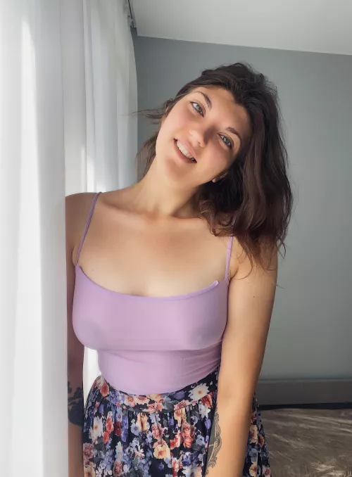 I always smile when I’m braless