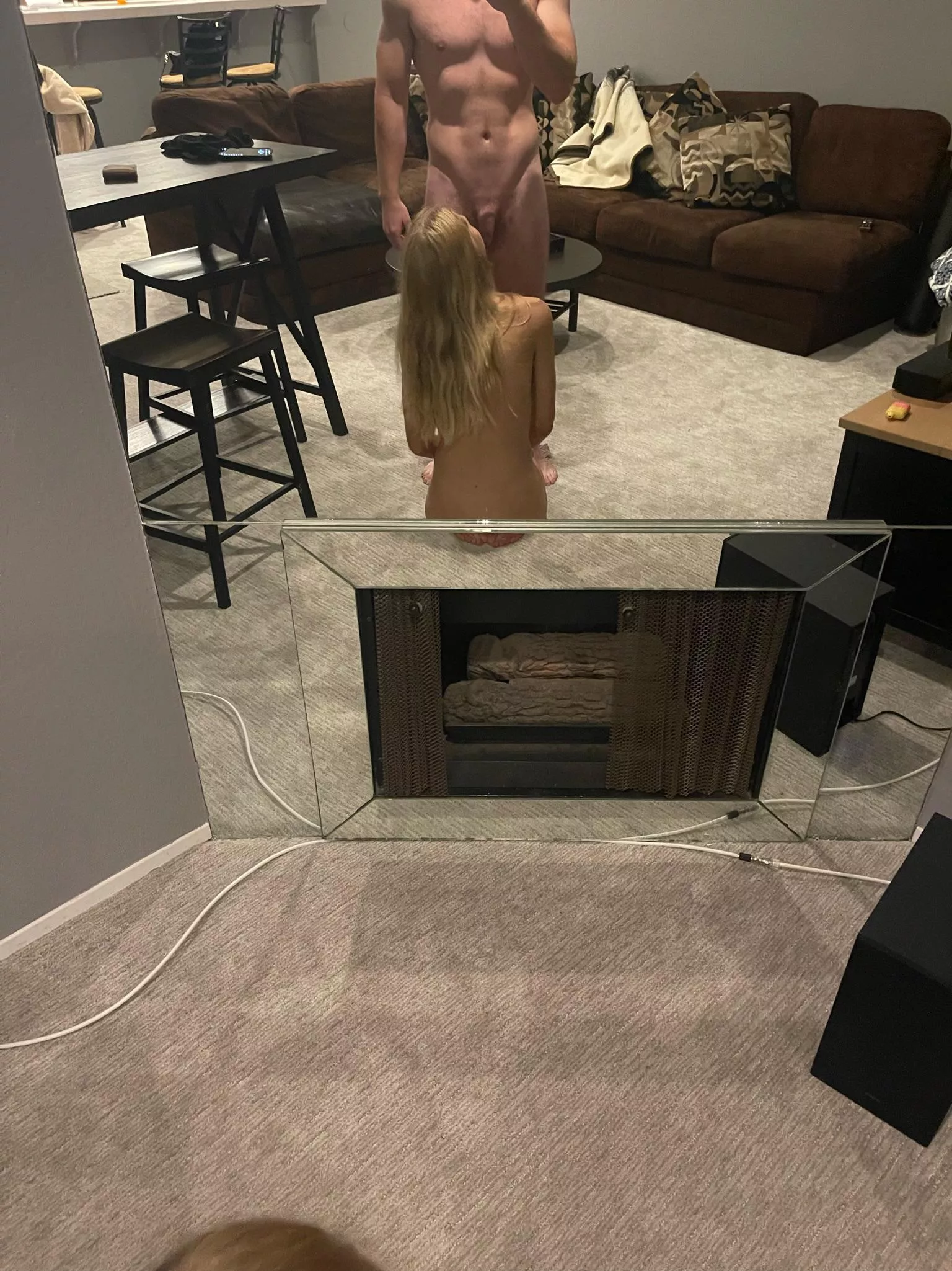 I love being on my knees and sucking cock