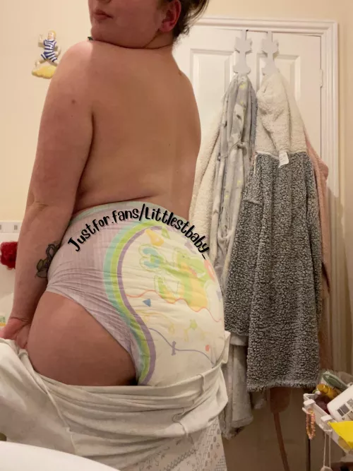I love how diapers fit me 🥰