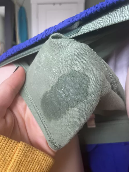 I love using my vibrator on myself over my panties😋