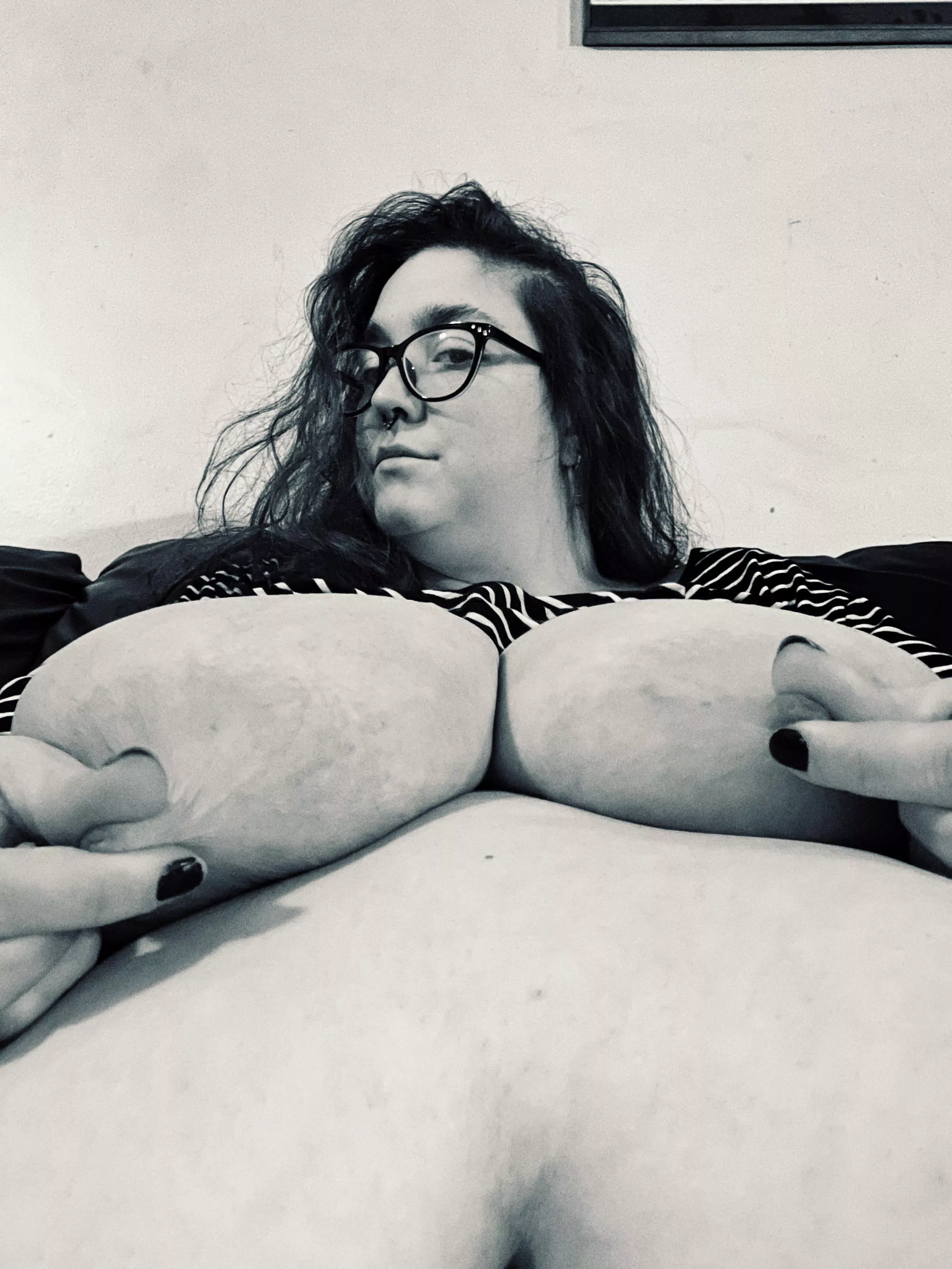 I rather have your mouth on my nipple instead…😏