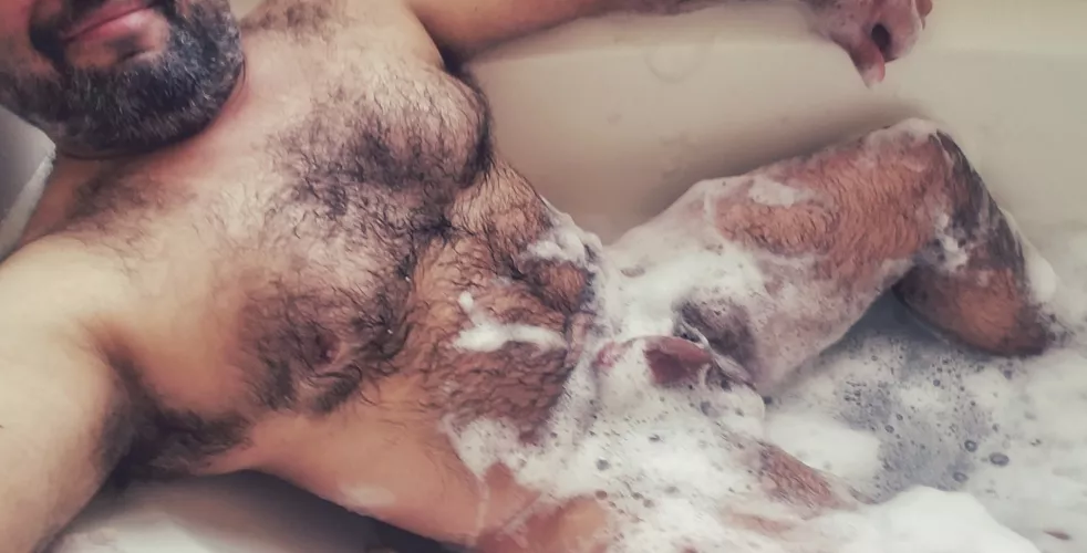 If you need help forgetting about your troubles, join me and wash away my bubbles.