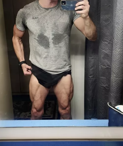 It was a sweaty one tonight