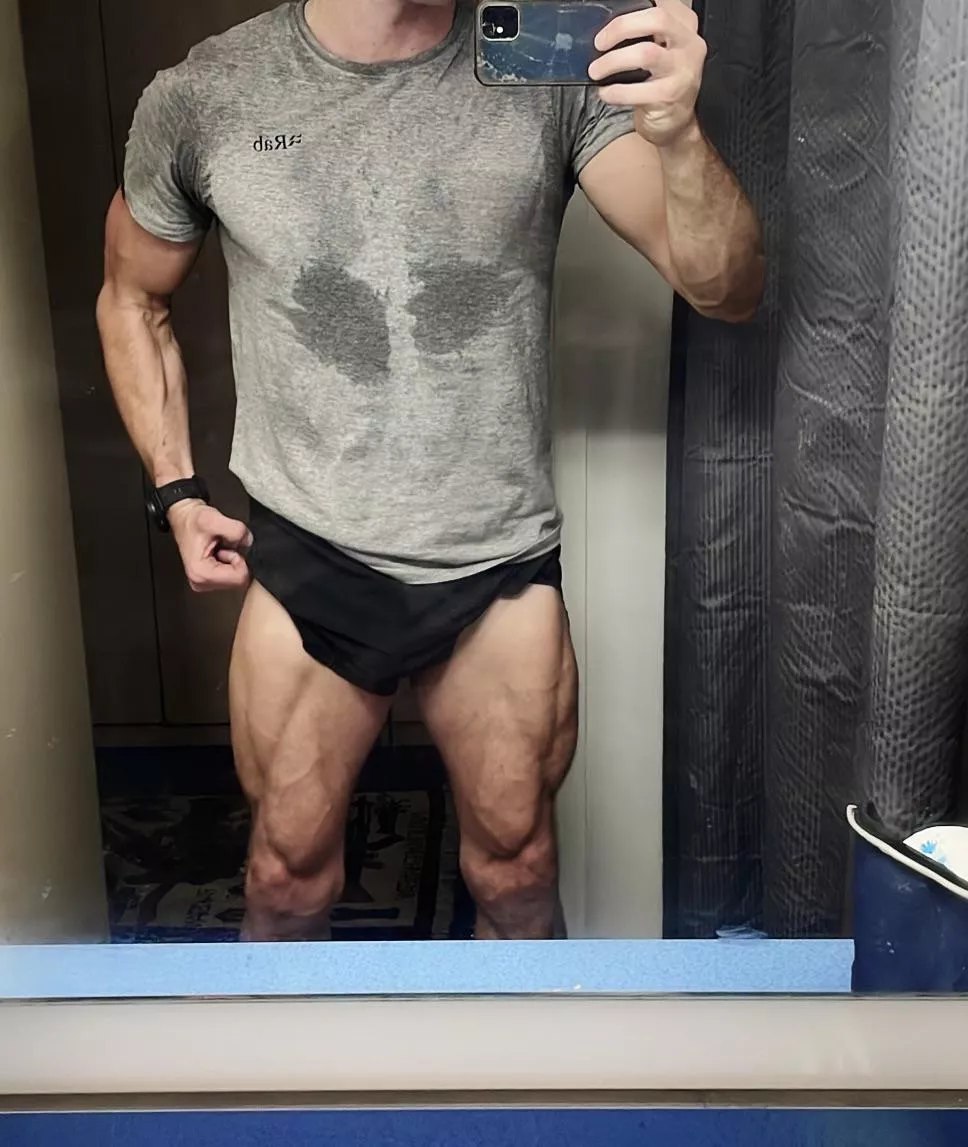 It was a sweaty one tonight