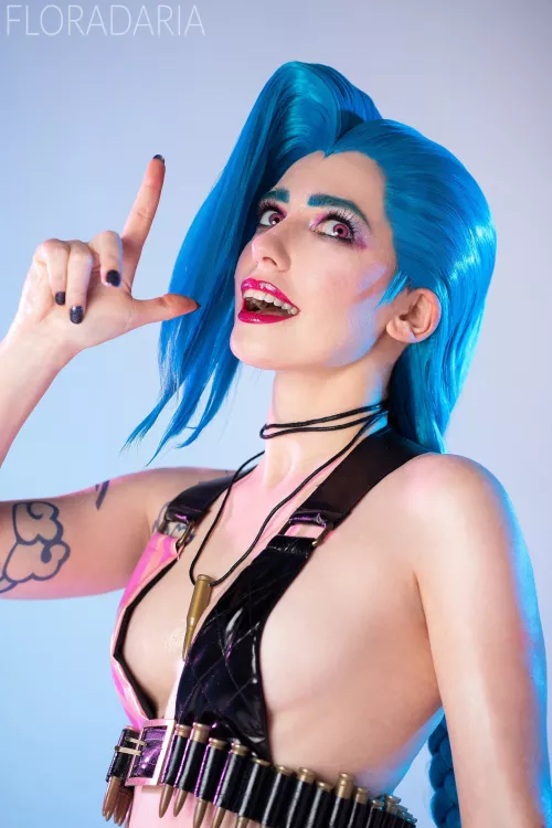 Jinx cosplay by Floradaria