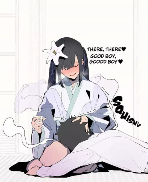 Laying in her lap and getting my head scratched is the best ☺️