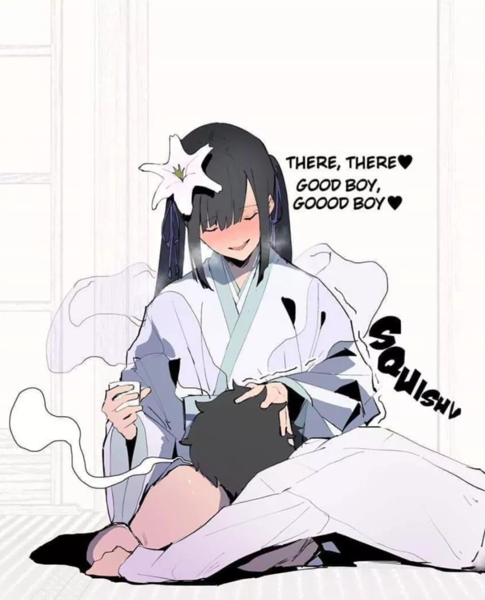 Laying in her lap and getting my head scratched is the best ☺️