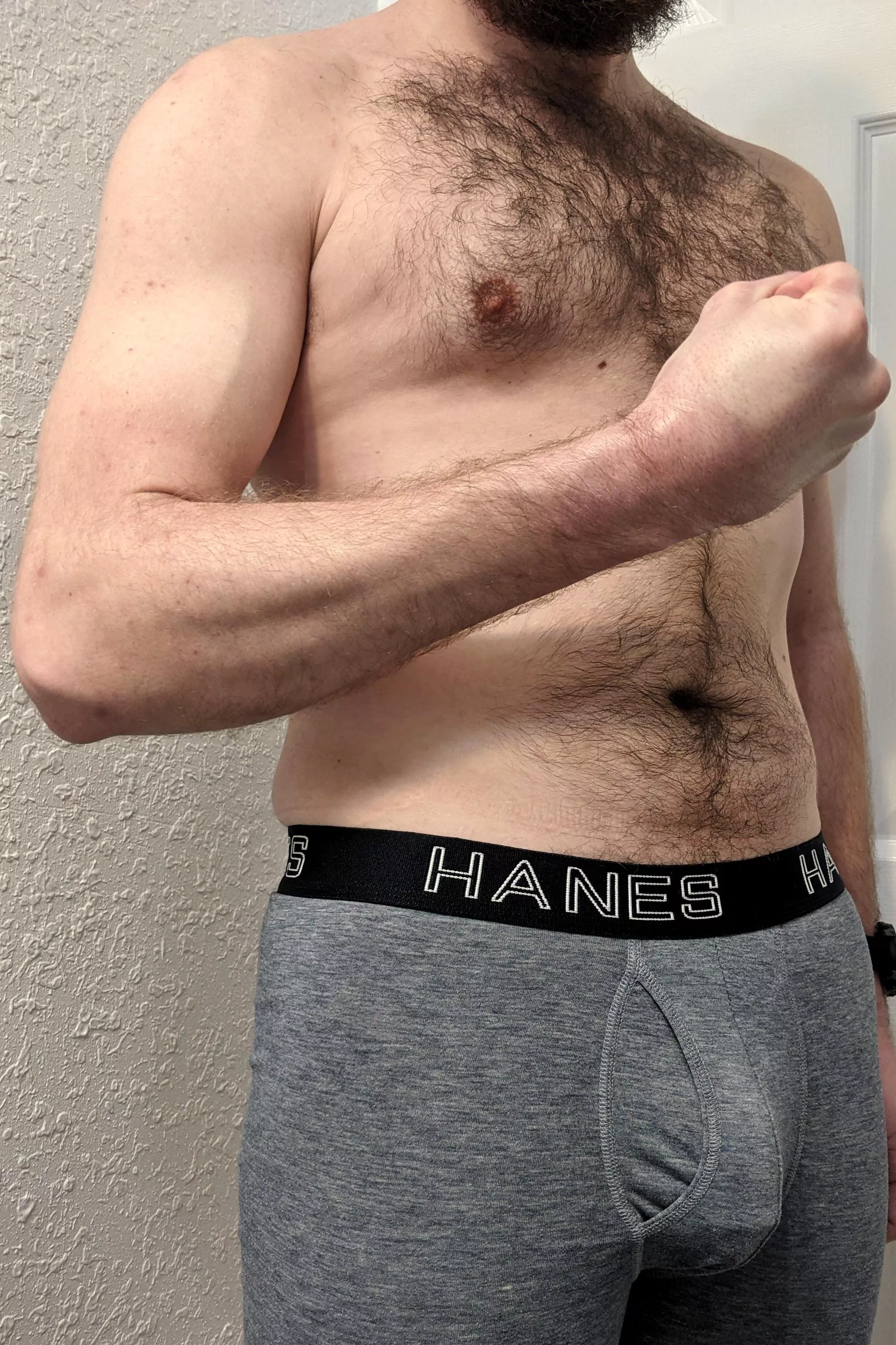 loving the gray hanes