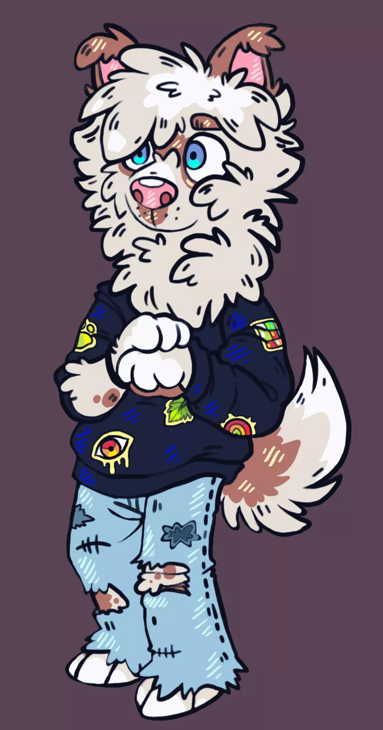 Made a new fursona yesterday ^^