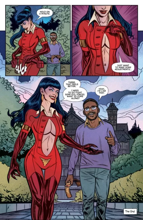 Making Adjustments [Vampirella: Mindwarp #5]
