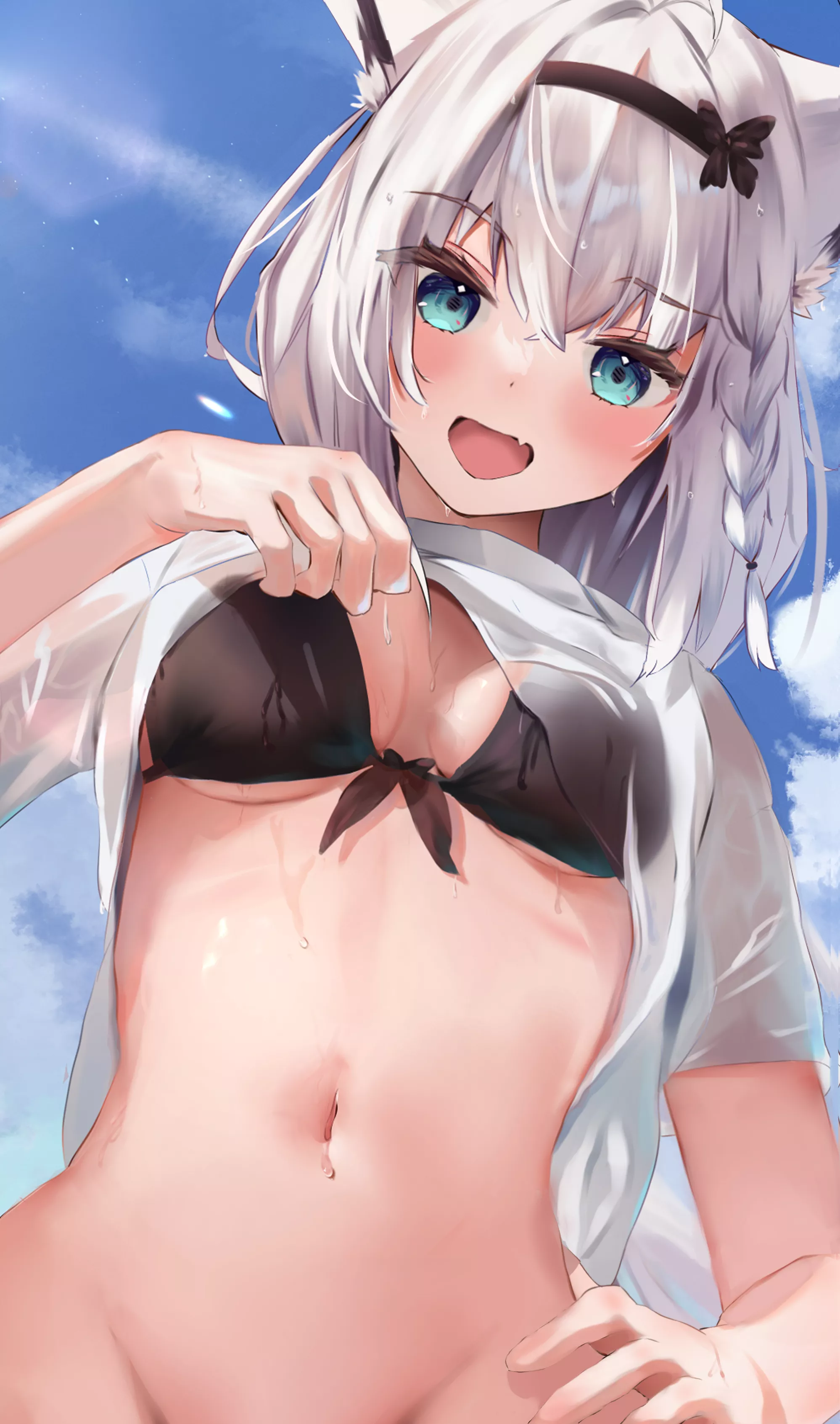 Shes showing what shes got