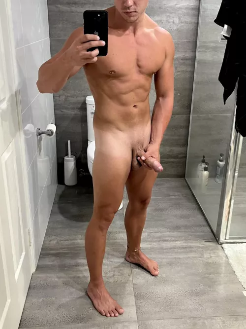 Slowly working on the tan lines