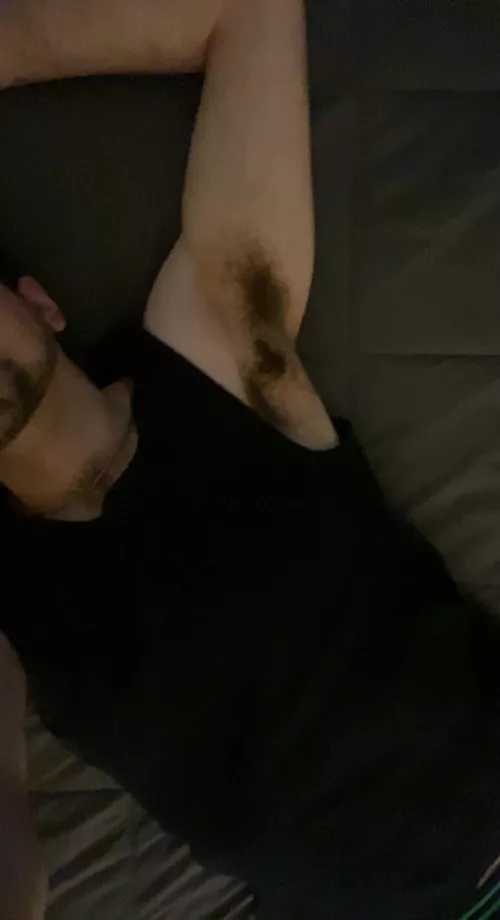 Some morning stretching in bed