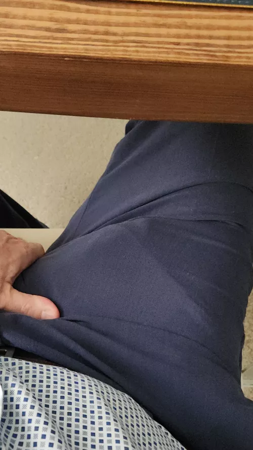 Straining to get out in my office