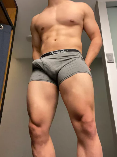 These boxers can barely contain it