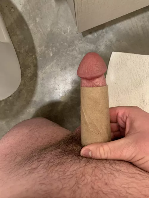 Tp roll test. I guess this is a fail since I fit in the roll