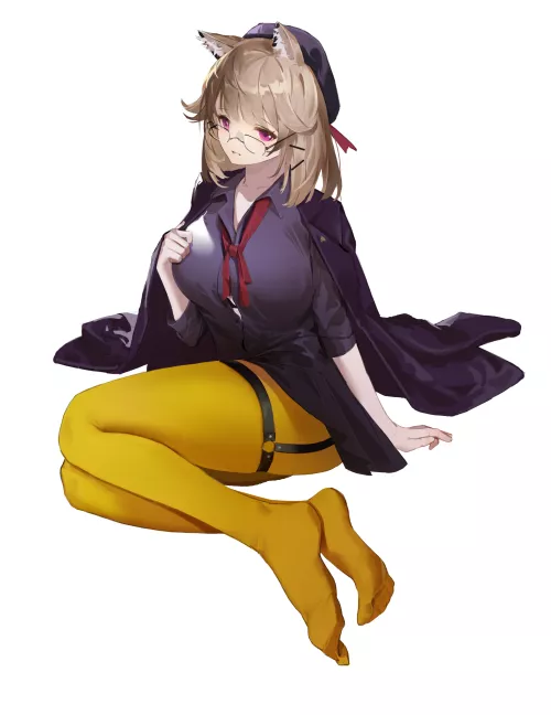 Utage's Yellow Tights [Arknights]