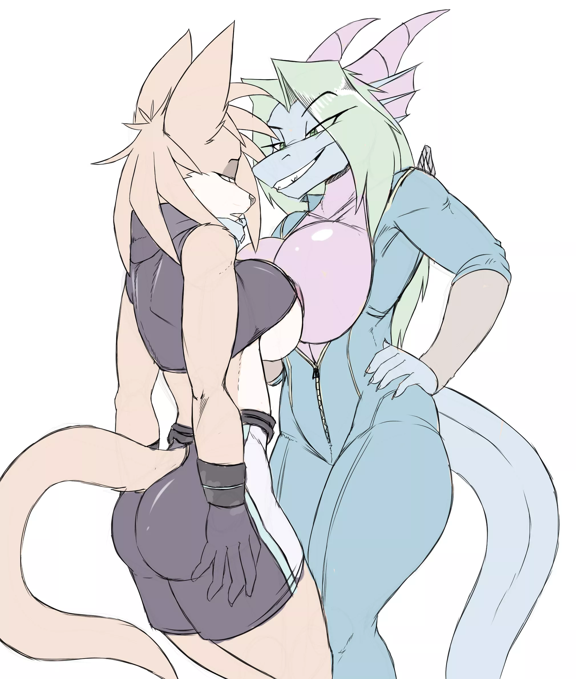 Warming Up (F/F) (SpazmanNSFW)