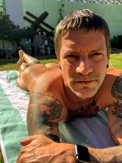 Working from home has its perks.