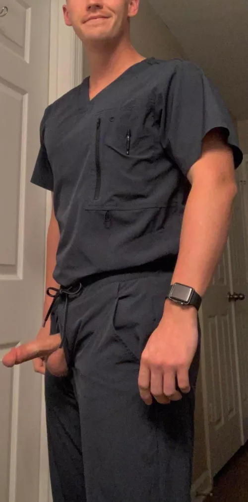 Would you fuck me with my scrubs on? 🥵