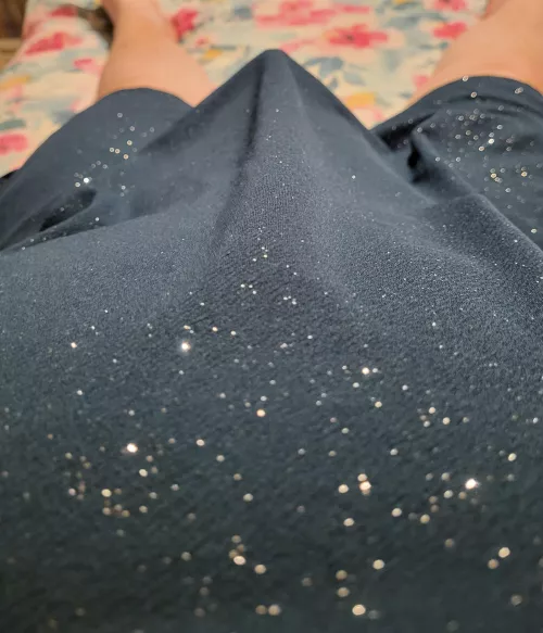 You said my sparkly dress was pretty Daddy, do you want to save it or ruin it?