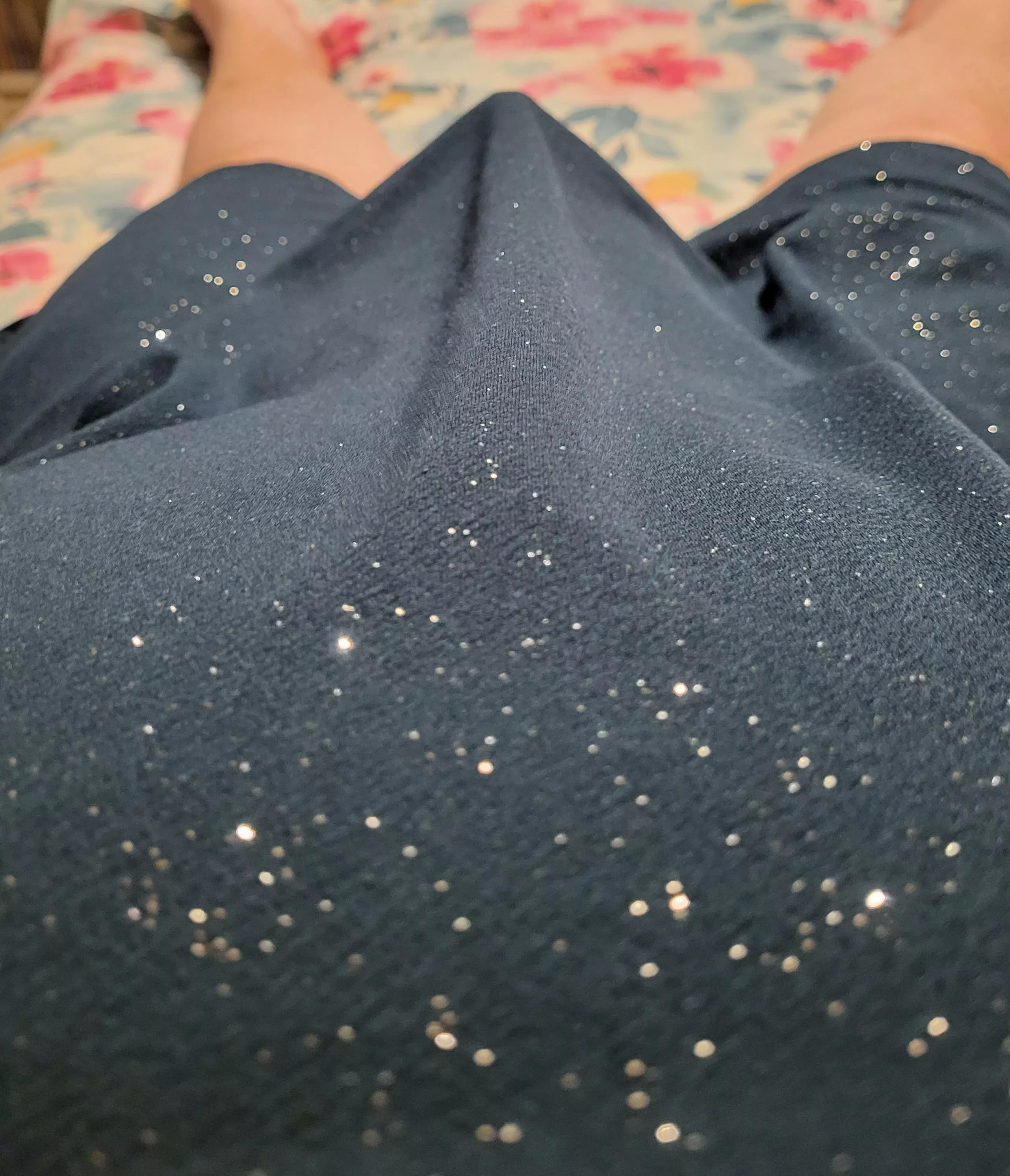 You said my sparkly dress was pretty Daddy, do you want to save it or ruin it?