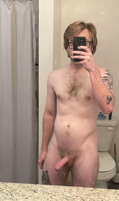 A rare mirror selfie