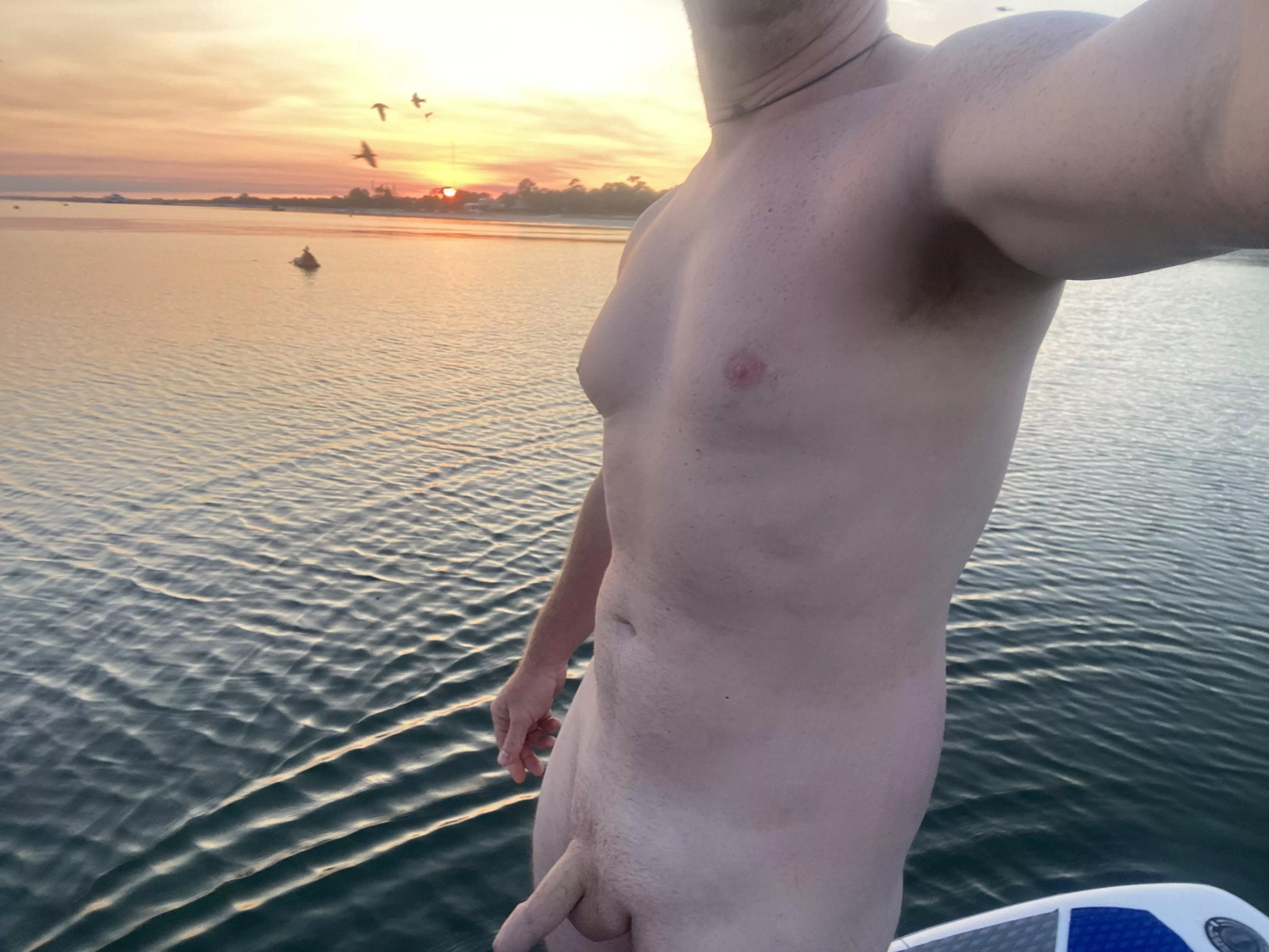 About 50m off shore on my SUP when sunrise began. Was amazing!