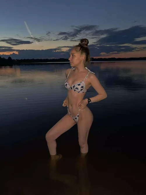 An evening swim 🌅