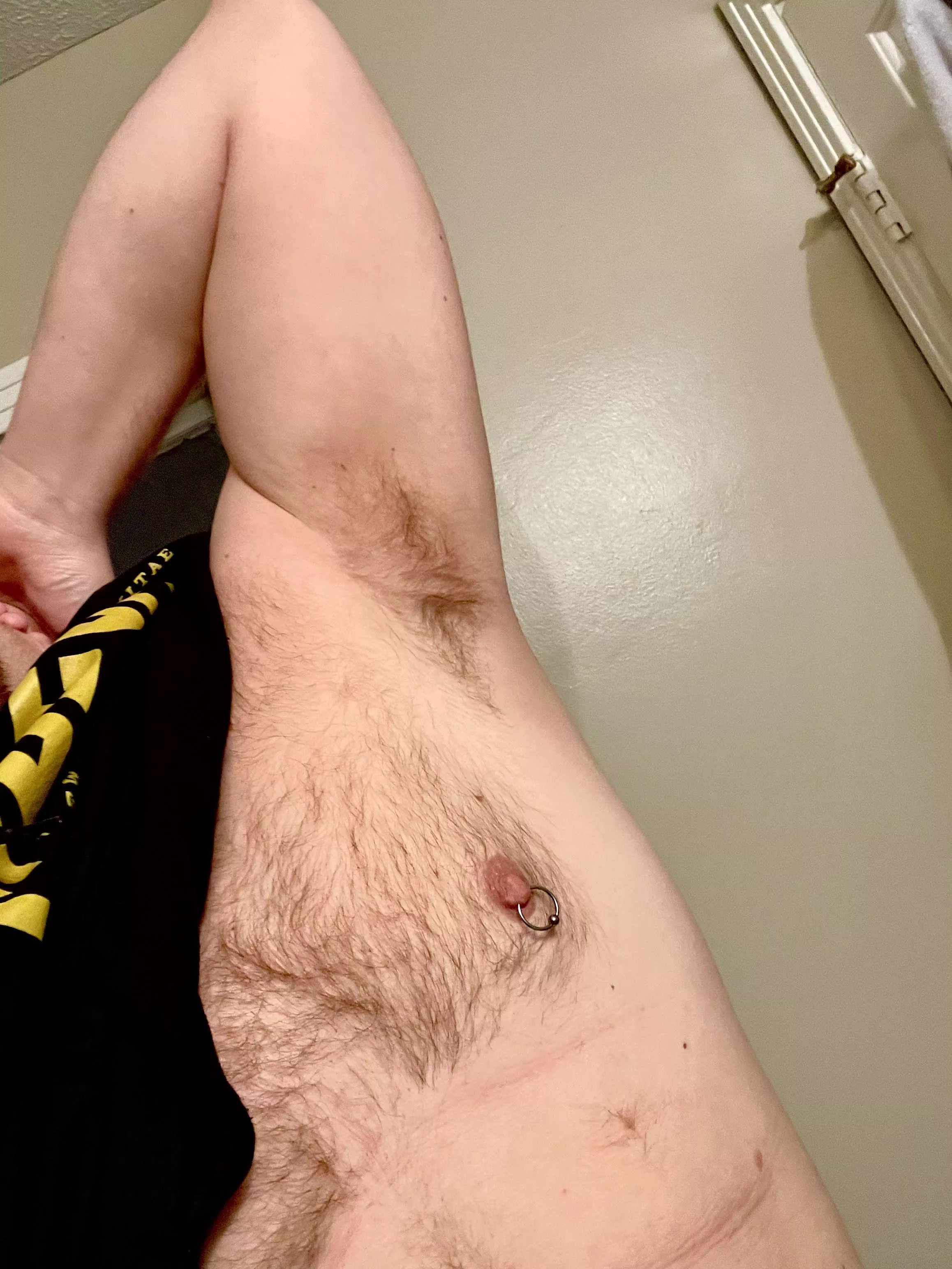 Another long day and finally getting to take your sweatshirt off after the gym