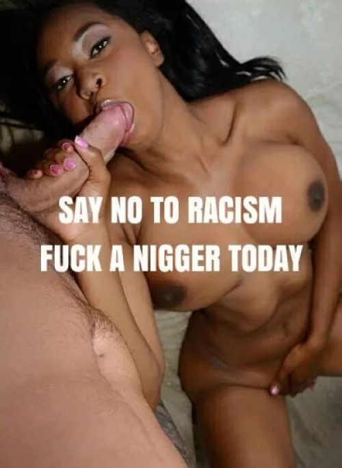 Any depraved nigggers wants to worship this 9 inch white cock?