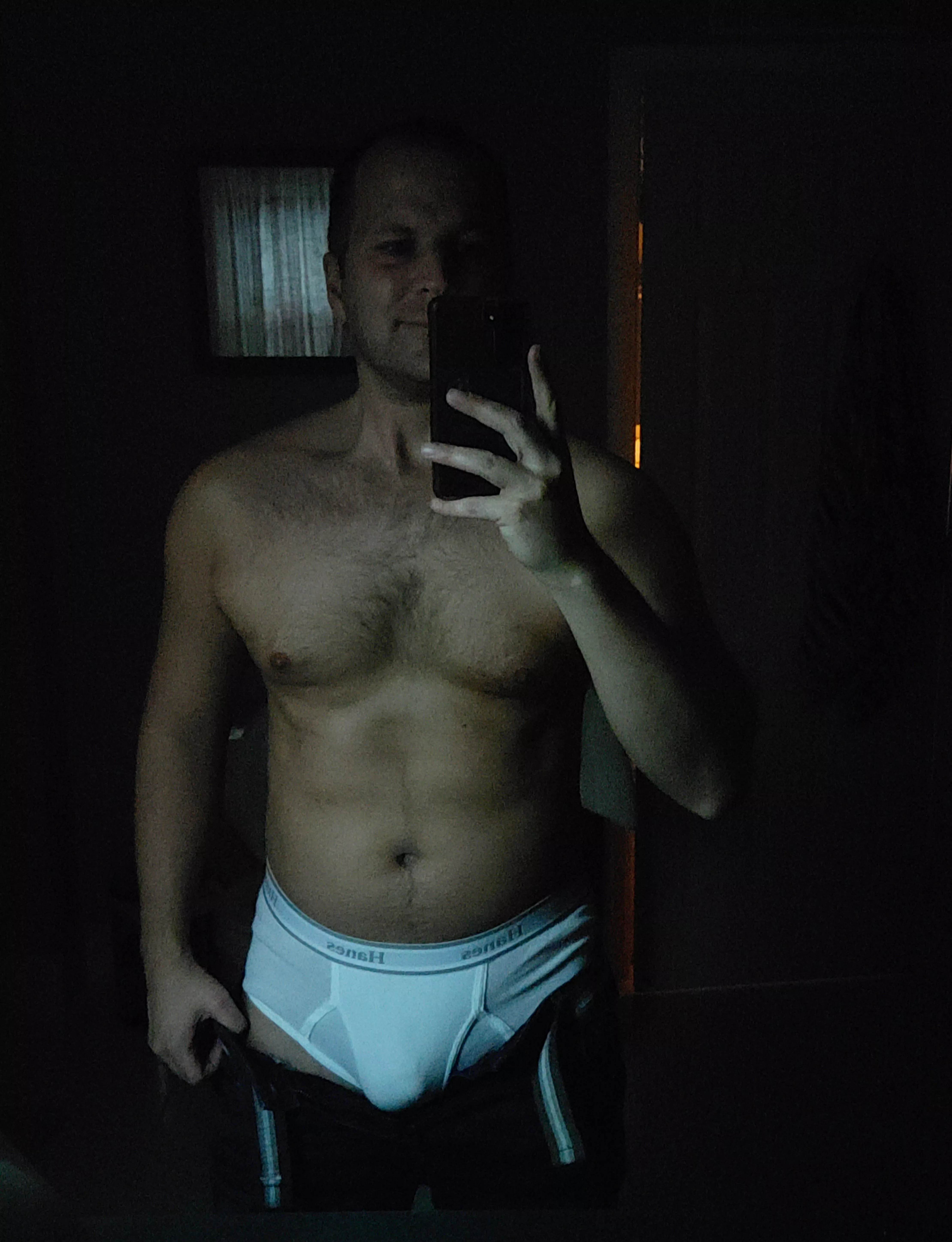 anyone ever see a relative or friend's dad unzip his pants and see his tighty whities?