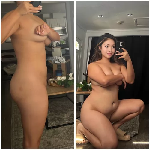 Before and after All You Can Eat kbbq 🥰