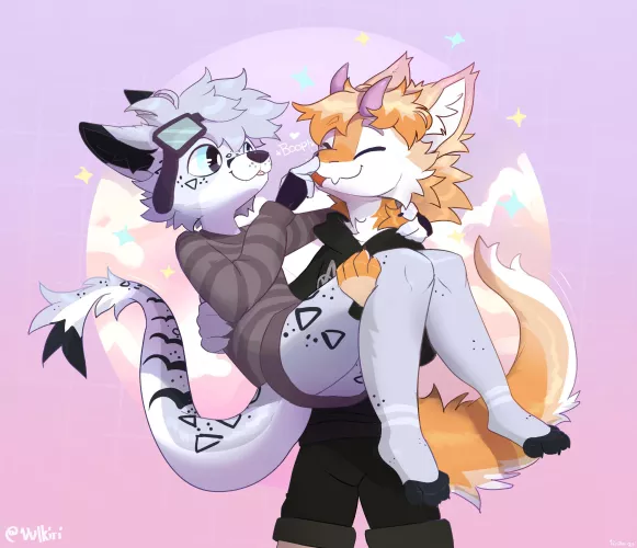 Boop~ ^^ ✨💕 | Art by me @Vulkiri on Twitter ^^ (Commission)